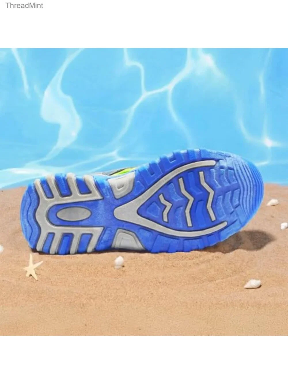 Unisex Kids Athletic Sandals Hook-and-Loop Breathable Quick-Dry